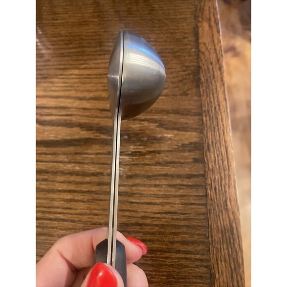 Starbucks Coffee Espresso Scoop Stainless 1.5 Tbsp /7G Black Swivel Handle Spoon - Picture 5 of 6